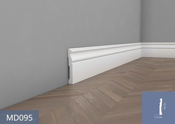 Listwy przypodłogowe Mardom Decor MD095P - Sztukateria Mardom