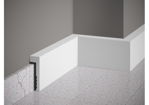 Biała listwa przypodłogowa Mardom Decor MD006P