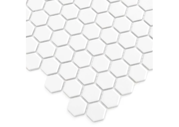 Mini Hexagon White DUNIN – płytki gresowe – płytki i mozaiki DUNIN