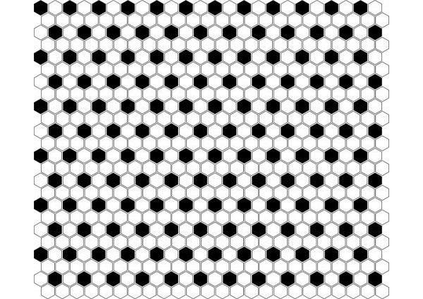 MINI HEXAGON B&W MIX