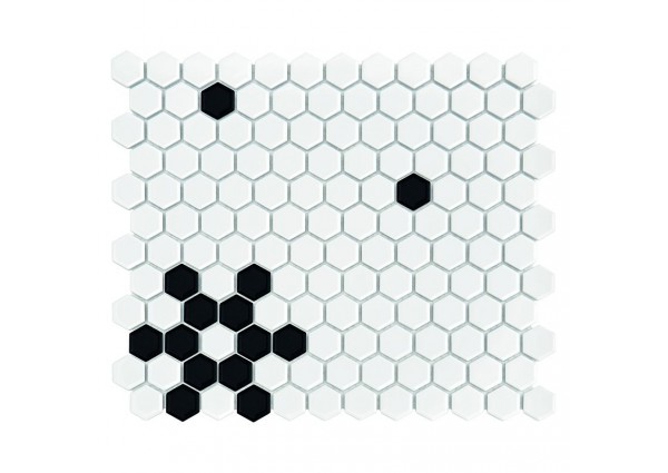MINI HEXAGON B&W SNOW
