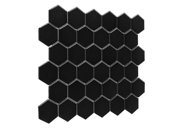 Hexagon Black 51 Matt DUNIN – płytki ceramiczne – płytki i mozaiki