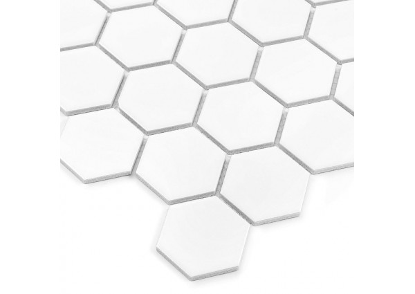 HEXAGON WHITE 51 MATT