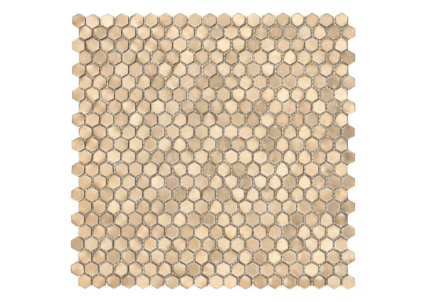 Mozaika metalowa Dunin Wallstar Allumni Gold Hexagon 14 – Mozaiki Dunin