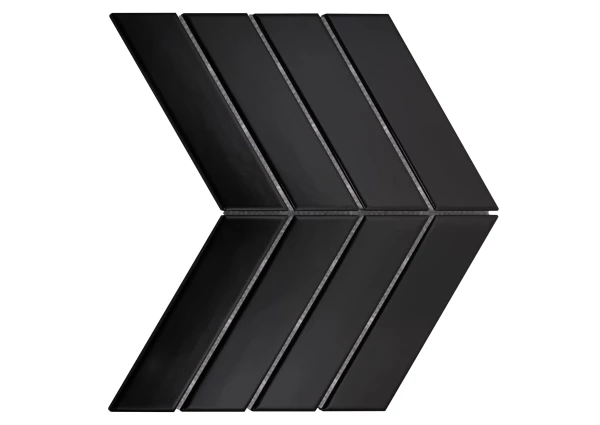 Mozaika ceramiczna Dunin Wallstar Royal Chevron Black – Mozaiki Dunin