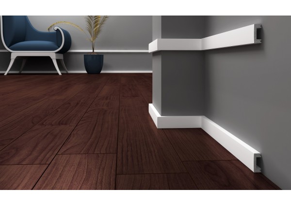Krome PN4016 Biała listwa przypodłogowa