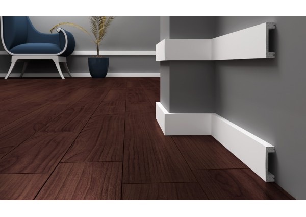 Krome PN6016 Biała listwa przypodłogowa
