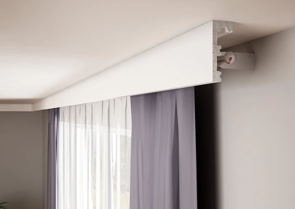 Krome K1004 listwa karniszowa - Maskownice karnisza - Listwy Krome
