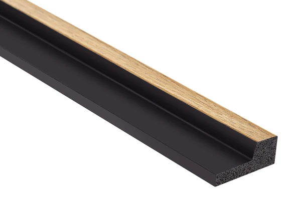 Zakończenie prawe Lamelli Stretto Dąb Naturalny L0105R Mardom Decor - Lamele ścienne