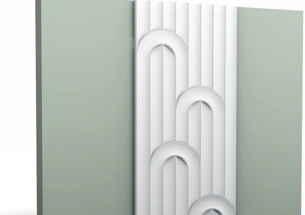 Prostokątny panel 3D ORAC DECOR W212 - trwałe trójwymiarowe panele ścienne.