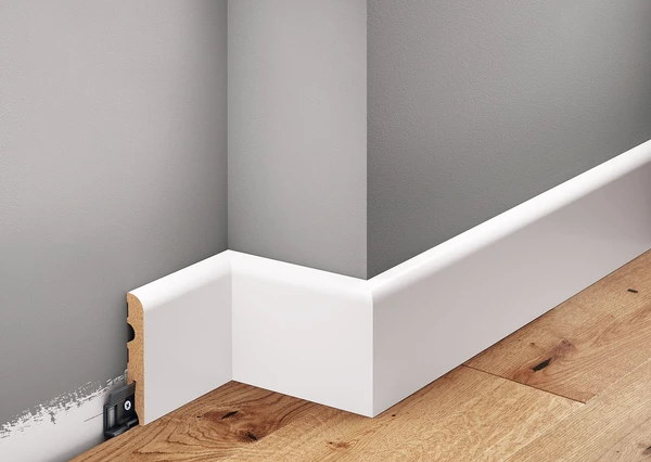 Listwa przypodłogowa MDF Creativa LMDF-01 biała