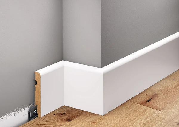 Listwa przypodłogowa MDF Creativa LMDF-02 biała - sztukateria Creativa