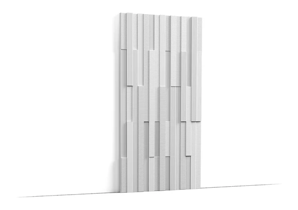 Prostokątny panel 3D ORAC DECOR W216 - trwałe trójwymiarowe panele ścienne.
