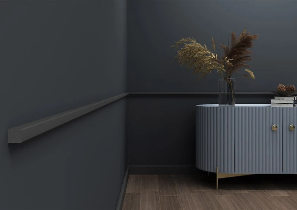 Krome N1818B czarna listwa ścienna - sztukateria Krome - listwy ozdobne