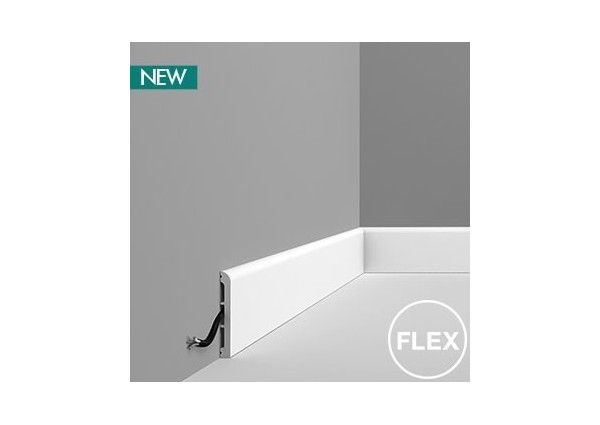 ORAC  SX184Flex gięta Listwa przypodłogowa