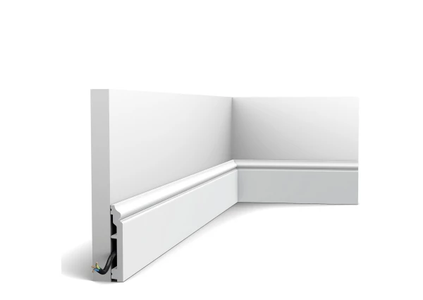 Listwa przypodłogowa ORAC DECOR SX173-RAL9003 - Listwy Orac Decor
