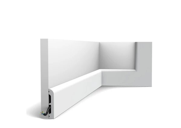 Listwa przypodłogowa ORAC DECOR SX183-RAL9003 - listwy przypodłogowe Orac