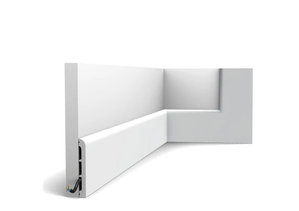 Listwa przypodłogowa ORAC DECOR SX184-RAL9003 - Listwy przypodłogowe Orac